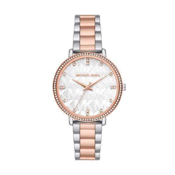 Michael Kors Pyper Three-Hand Two-Tone Alloy Woman's Watch | MK4667