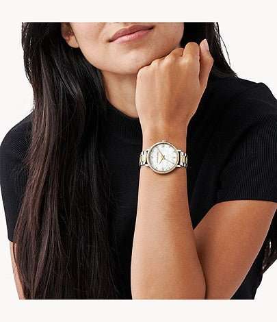 Michael Kors Pyper Three-Hand Two-Tone Women's Watch | MK4595