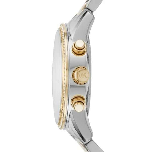 Michael Kors Bryant Silver Round Stainless Steel Woman's Watch | MK6474