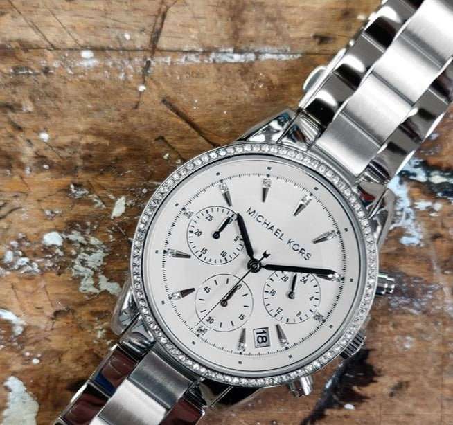 Michael Kors Bryant Silver Steel Tone Women's Watch | MK6428