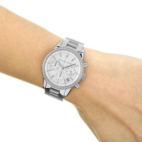 Michael Kors Bryant Silver Steel Tone Women's Watch | MK6428