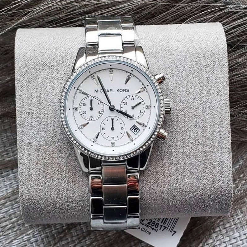 Michael Kors Bryant Silver Steel Tone Women's Watch | MK6428