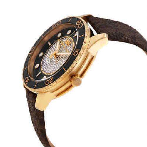 Michael Kors Runway Three-Hand Brown PVC Women's Watch | MK6979