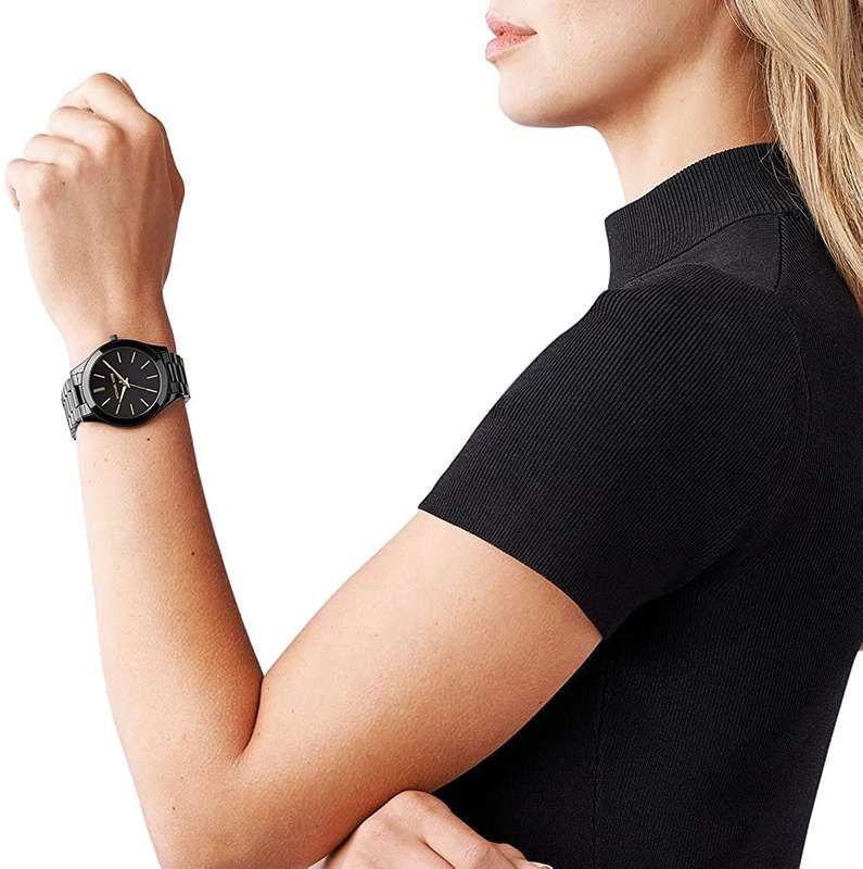 Michael Kors Slim Runway Black Women's Watch | MK3221
