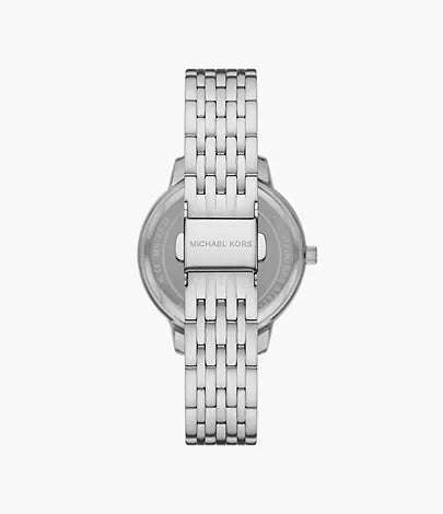 Michael Kors Three-Hand Stainless Steel Woman's Watch and Bracelet Set | MK1055SET