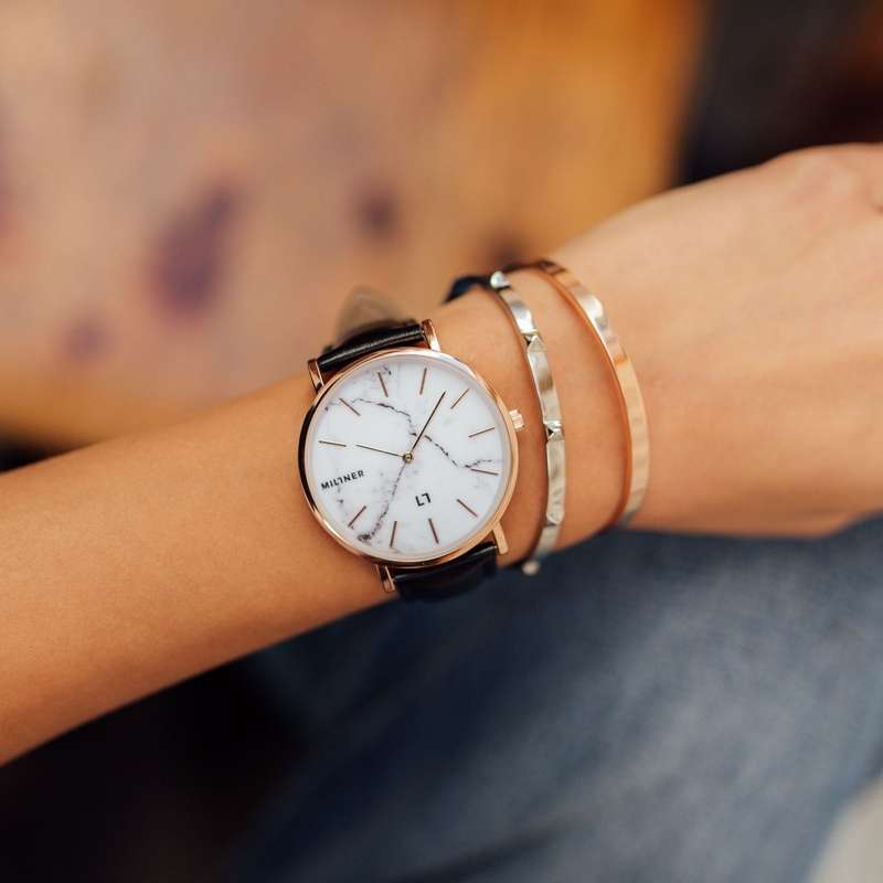 Millner Camden Marble White Women's Watch - 8425402504512