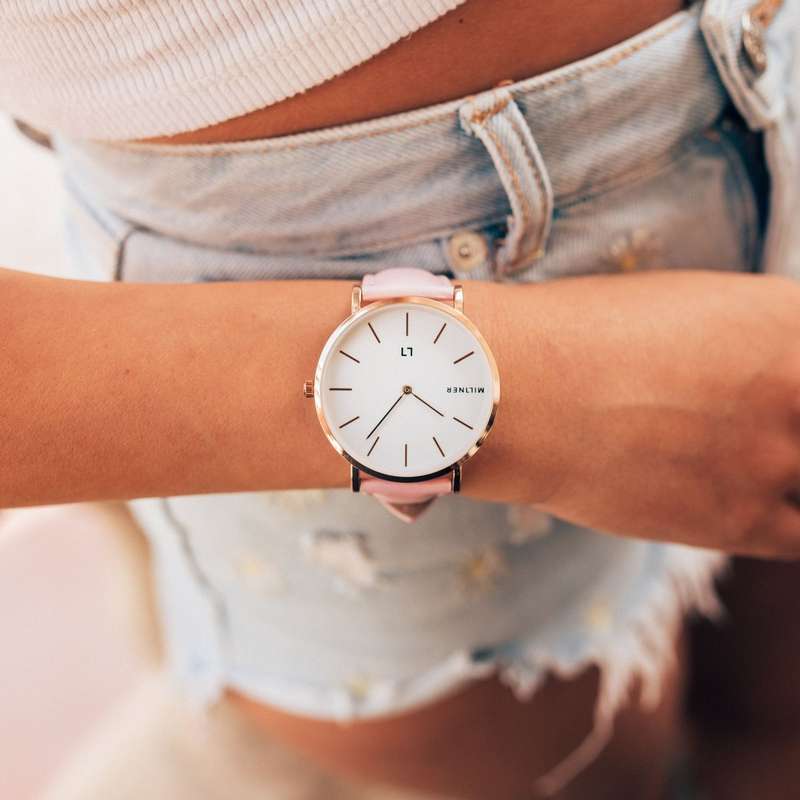 Millner Hallfield Golden Pink Women's Watch | 8425402504635
