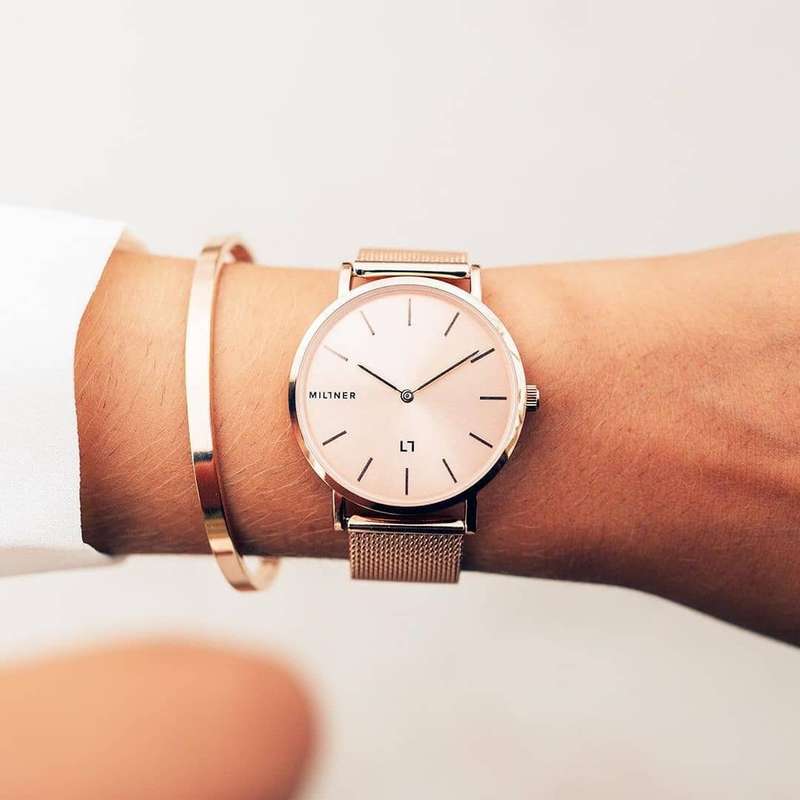 Millner Mayfair Pink Rose Gold Women's Watch | 8425402504376