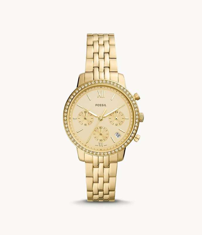 Fossil Neutra Chronograph Gold-Tone Stainless Steel Watch