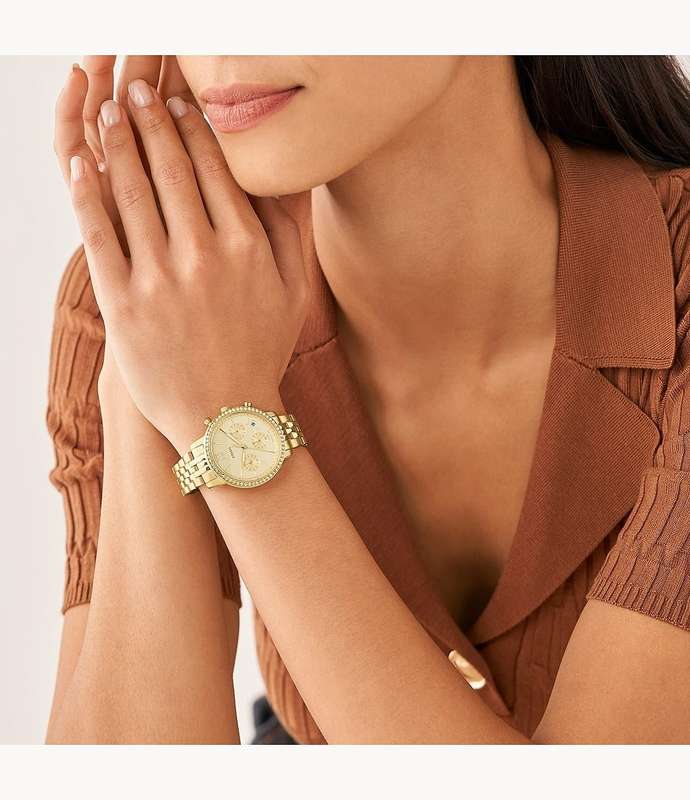 Fossil Neutra Chronograph Gold-Tone Stainless Steel Watch