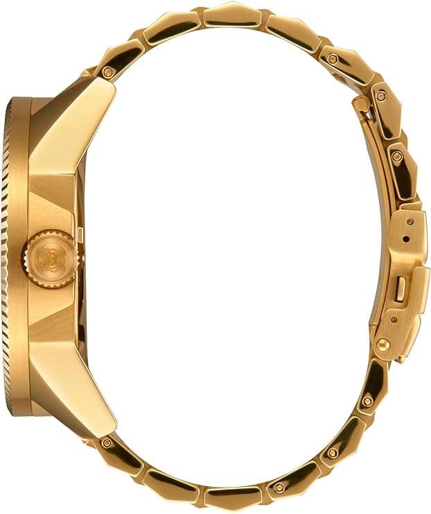 NIXON 2PAC Corporal Gold Stainless Steel Men's Watch | A1377509-00