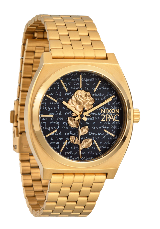 Nixon 2PAC Time Teller Gold Tone Unisex Watch | A1378513-00