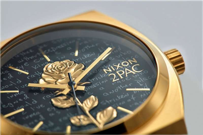 Nixon 2PAC Time Teller Gold Tone Unisex Watch | A1378513-00