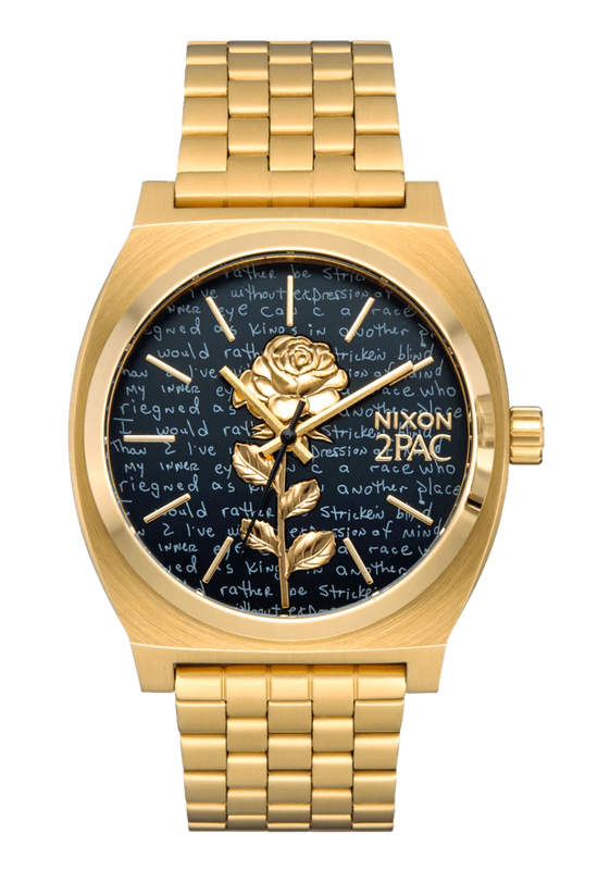 Nixon 2PAC Time Teller Gold Tone Unisex Watch | A1378513-00