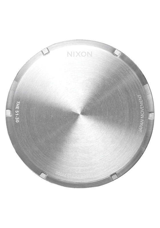 Nixon 51-30 Chrono - Silver & Turquoise Men's Watch | A13892084-00