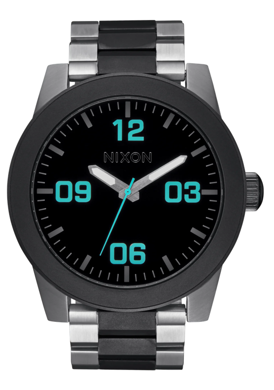 Nixon Corporal Stainless Steel Gunmetal Men's Watch | A3465146-00