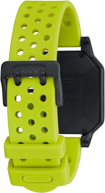 Nixon Heat Digital Black Square Dial Unisex Watch | A13205154-00