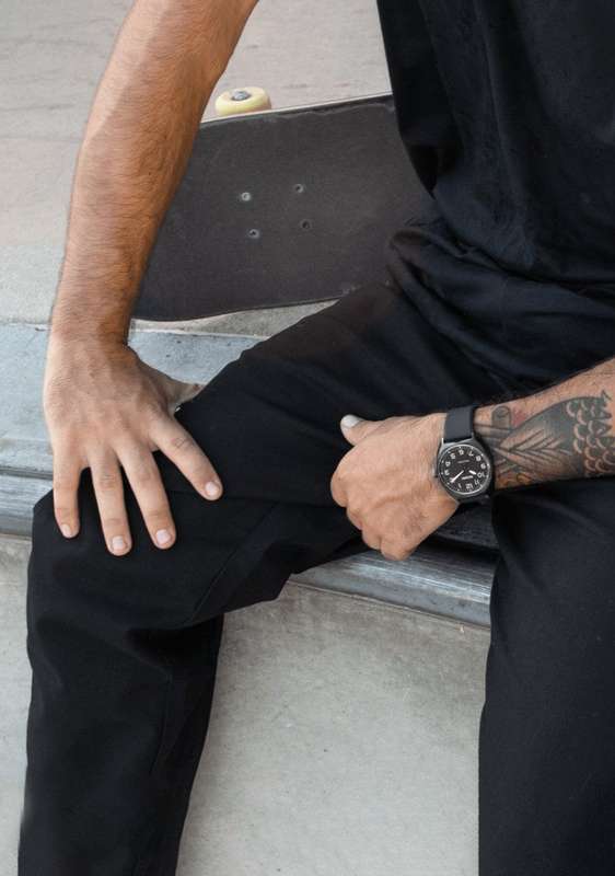 Nixon Mullet Black Silicone Men's Watch | A1365004-00