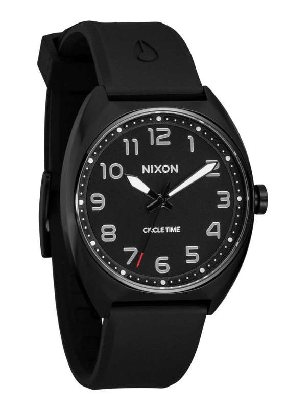 Nixon Mullet Black Silicone Men's Watch | A1365004-00