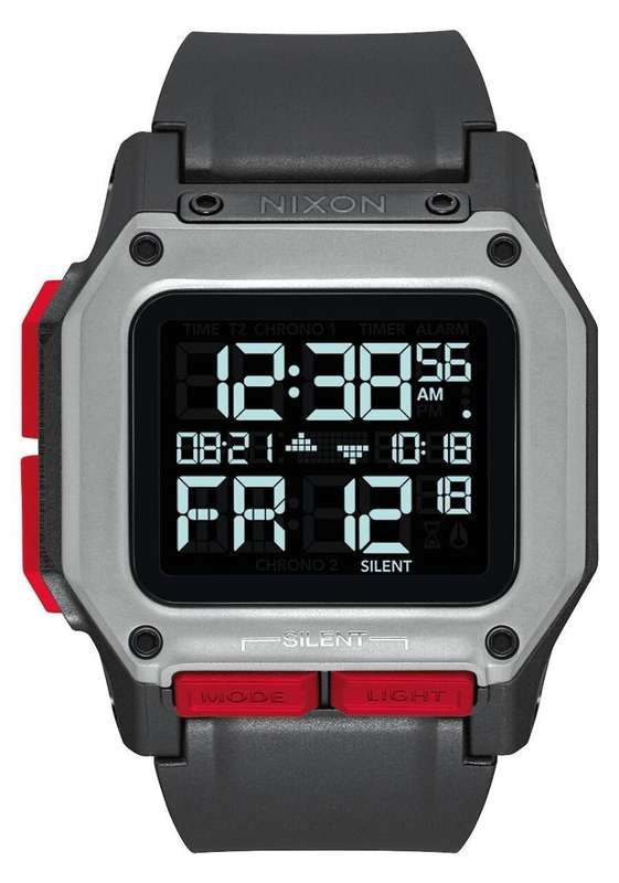 NIXON Regulus Men's Watch Black & Red | A1180008-00