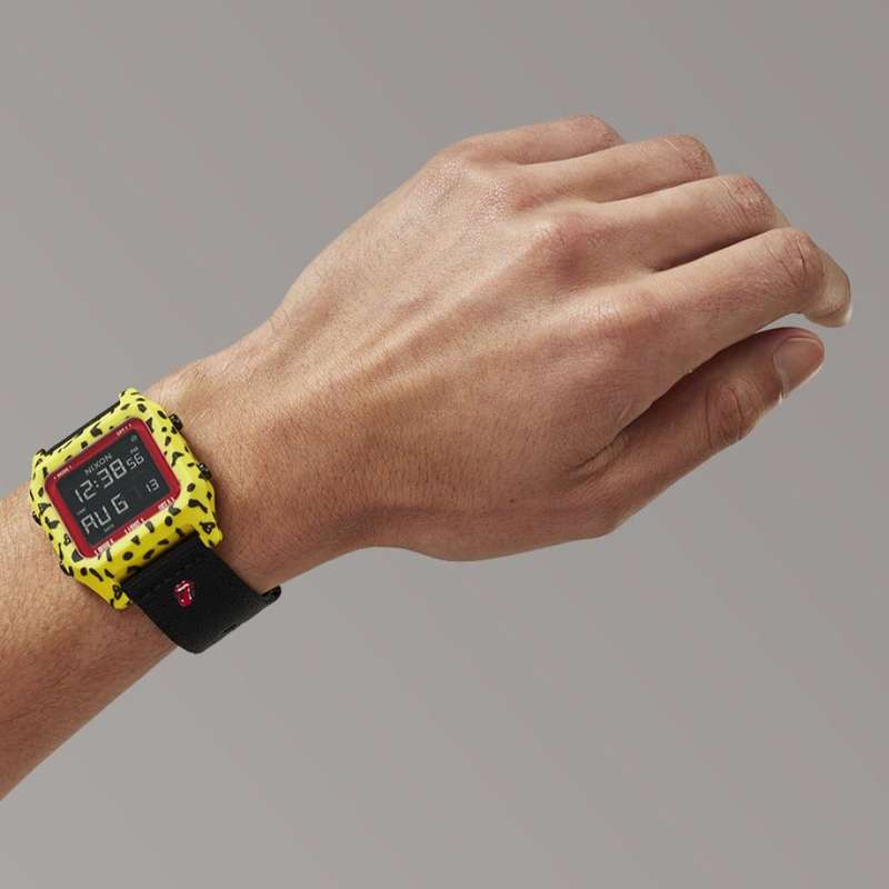 NIXON Rolling Stones Staple Unisex Watch | Yellow / Black