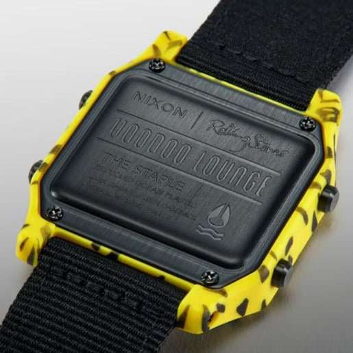 NIXON Rolling Stones Staple Unisex Watch | Yellow / Black