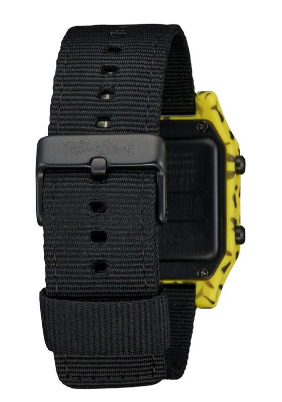 NIXON Rolling Stones Staple Unisex Watch | Yellow / Black