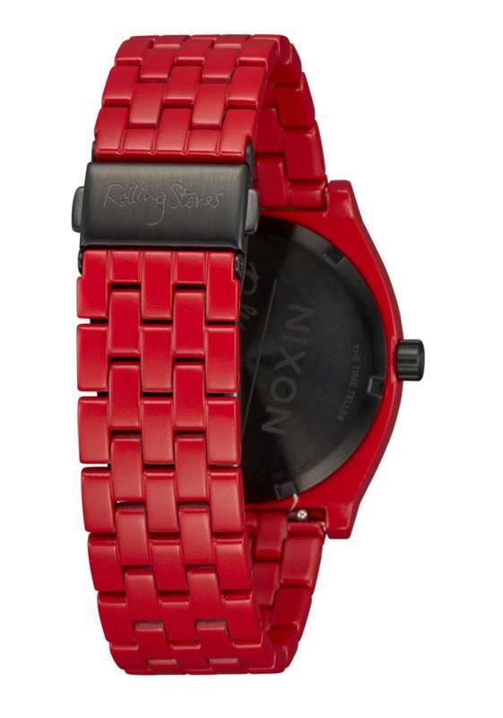 NIXON Rolling Stones Time Teller All Red