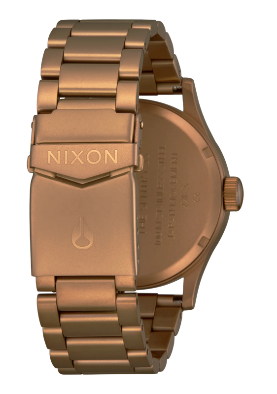 Nixon Sentry Black Dial Stainless Steel Unisex Watch | A3565145-00