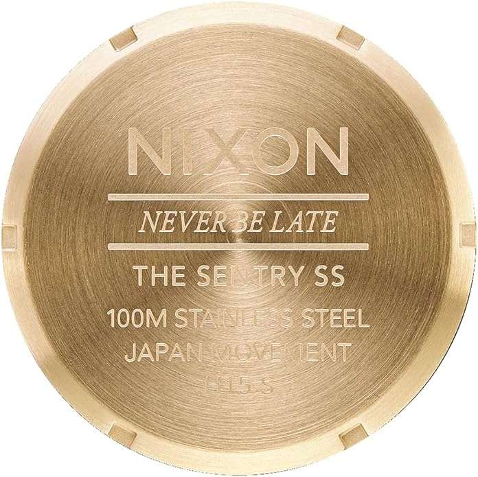 Nixon Sentry Gold Unisex Watch | A3565094-00