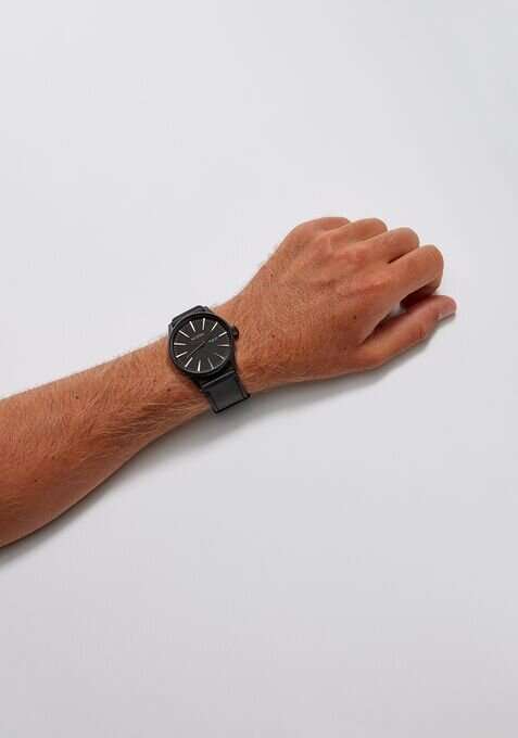 NIXON Sentry Leather Mens Watch