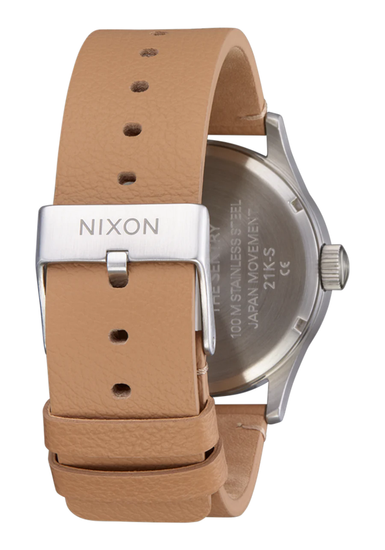 Nixon Sentry Tan Leather Unisex Watch | A1055095-00