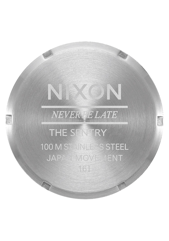 Nixon Sentry Tan Leather Unisex Watch | A1055095-00
