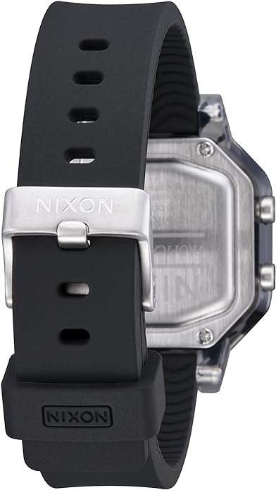 Nixon Siren Tortoise Digital Black Strap Unisex Watch | A12102882-00