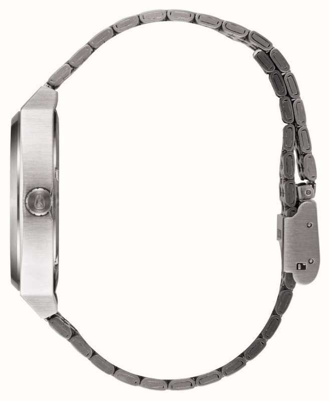 Nixon Time Teller Blue Dial / Light Gunmetal Stainless Steel Unisex Watch| A0455160-00