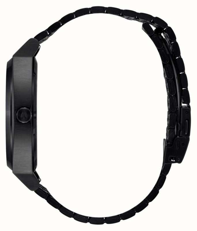 Nixon Time Teller Solar Black Dial / Black Stainless Steel Unisex Watch| A1369756-00