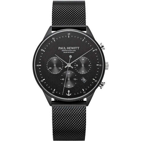 Paul Hewitt Chronograph Black Mesh Men's Watch | PH-W-0299