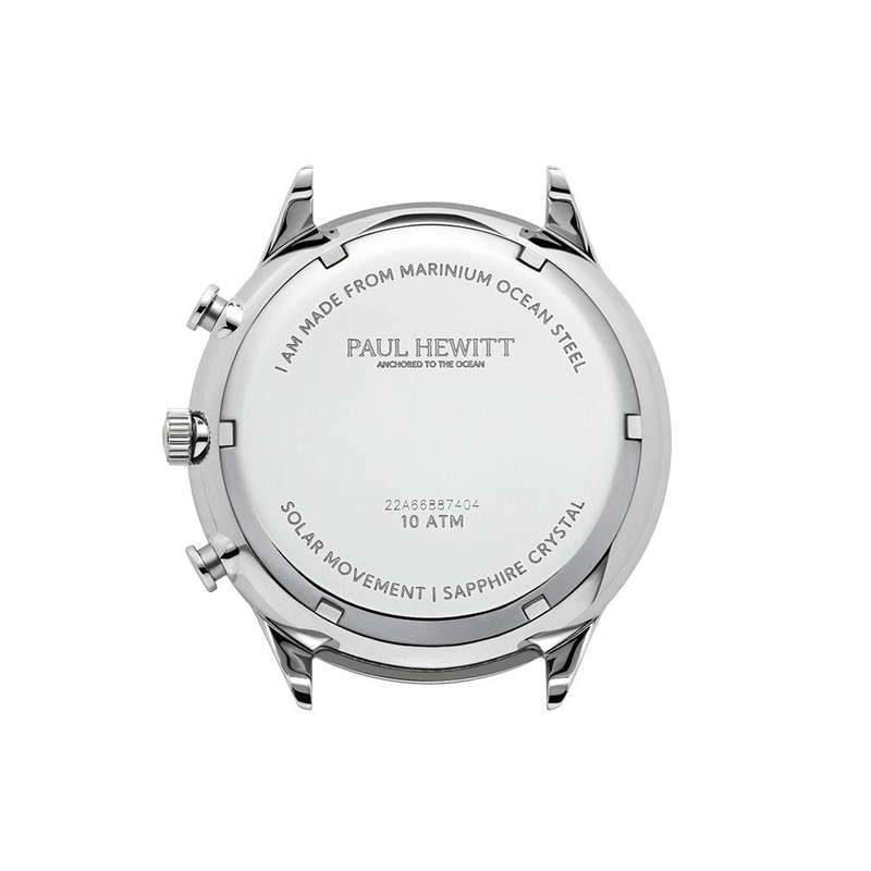 Paul Hewitt Chronograph Silver White Men's Watch | PH-W-0302
