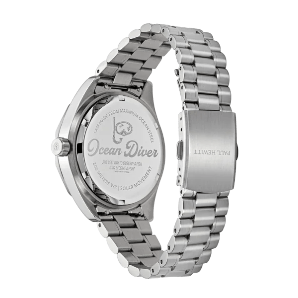 Paul Hewitt Ocean Diver Multilink Silver Green Men's Watch | PH-W-0465