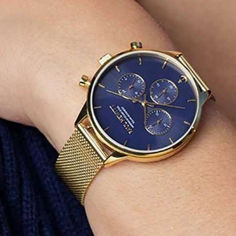 Paul Hewitt Oceanpulse Gold Blue Women's Watch | PH-W-0303