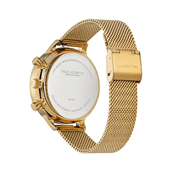 Paul Hewitt Oceanpulse Gold Blue Women's Watch | PH-W-0303