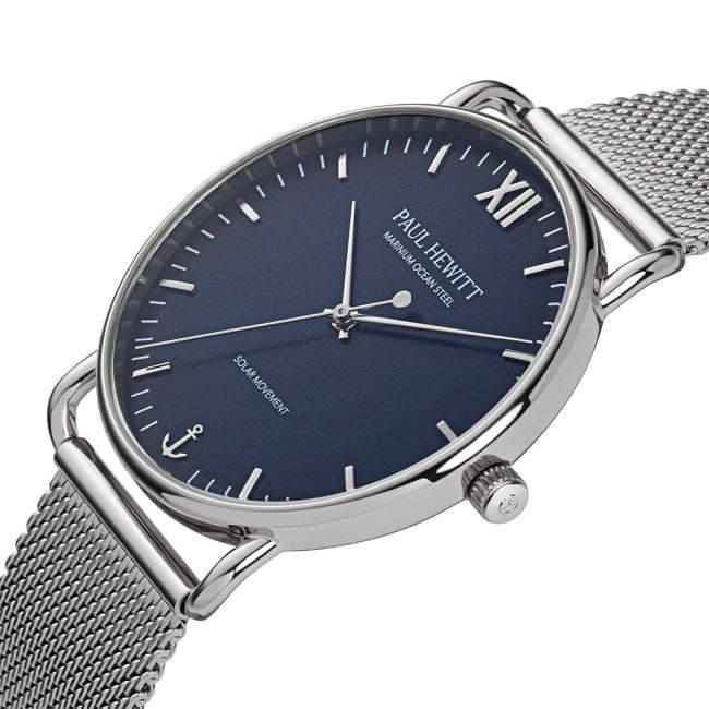 Paul Hewitt Sailor 39 mm MARINIUM Ocean Steel Men`s Watch | PH-W-0325