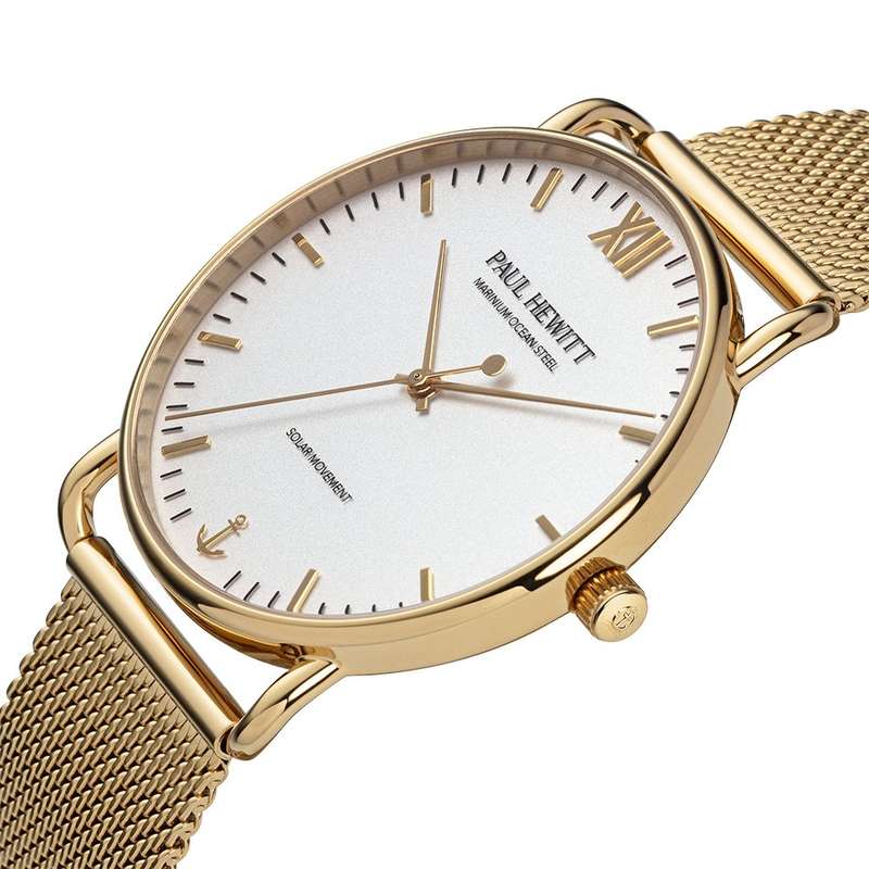Paul Hewitt Sailor Gold White Women's Watch | PH-W-0322