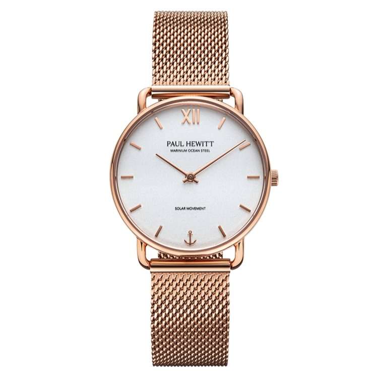 Paul Hewitt Sailor Rose Gold White Women's Watch | PH-W-0320