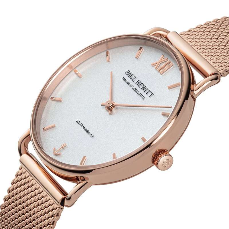 Paul Hewitt Sailor Rose Gold White Women's Watch | PH-W-0320