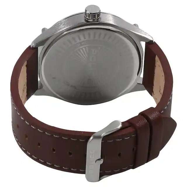 Police Black Dial Brown Leather Strap Men's Watch | PL15244JBS02