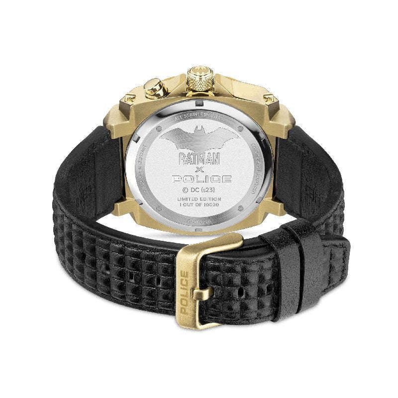 Police 'FOREVER BATMAN' Edition Gold Case Men's Watch | PEWGD0022602