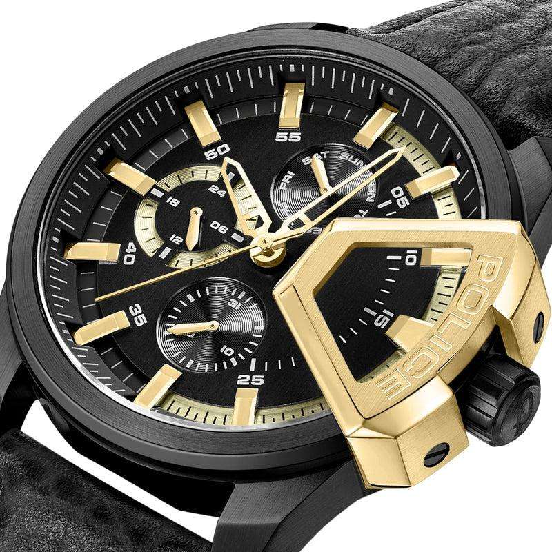 Police Underilned Multifunction Leather Strap