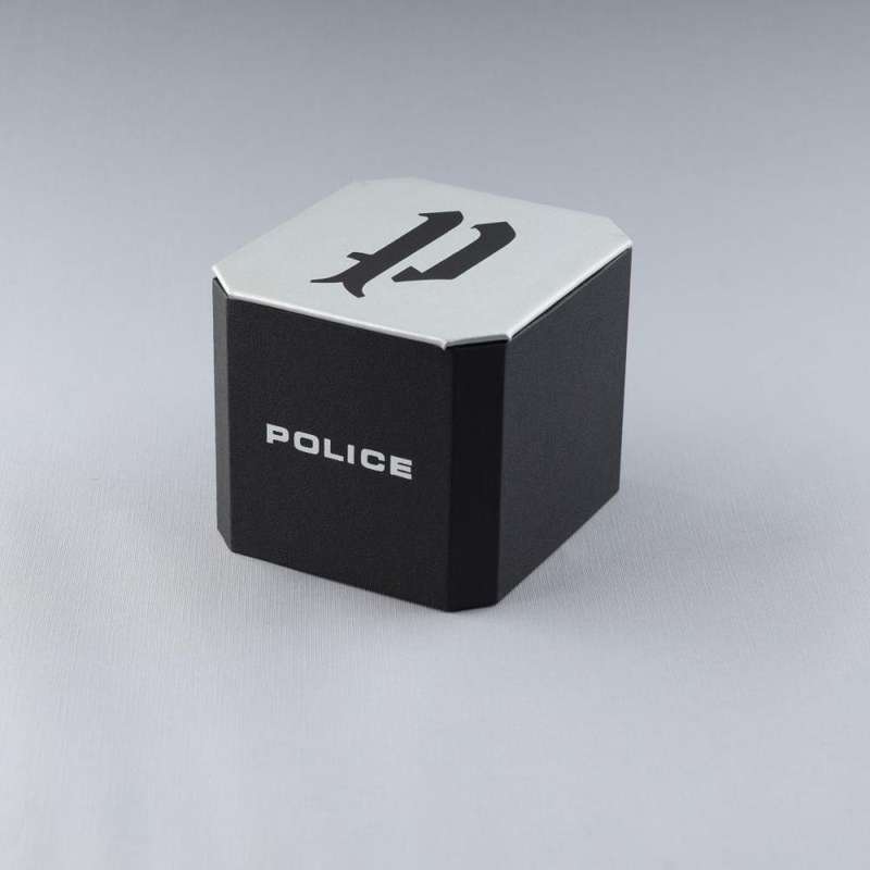 Police Underlined Tan Leather Men's Watch | PEWJB0005602