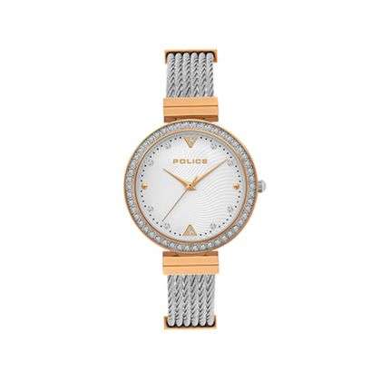 Police Yakima Two Tone Cable Strap Women's Watch | PL15575BSTG04M